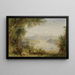 Vista del río Hudson - Thomas Creswick — cuadro enmarcado en la pared