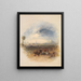 Waterloo - Thomas Creswick — cuadro enmarcado en la pared