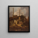 Mosque of Aurangzeb - Thomas Daniell — framed artwork on a wall