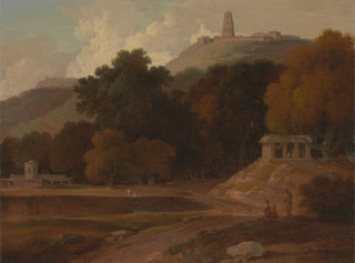 Thomas Daniell - Hilly Landscape in India.webp