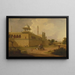 Jama Masjid Delhi - Thomas Daniell — framed artwork on a wall