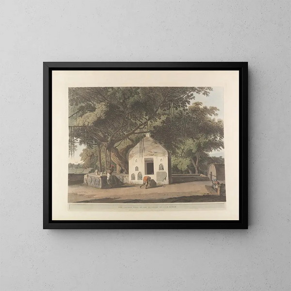 Oriental Scene Painting Pl15 - Thomas Daniell — framed artwork on a wall