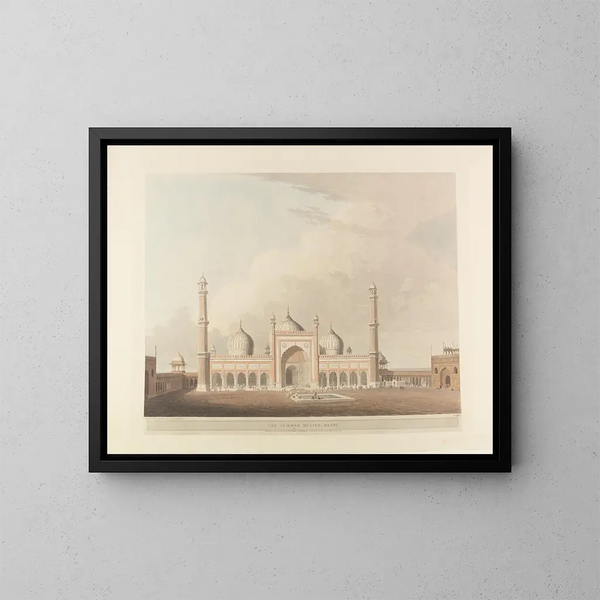 Oriental Scene Pl23 - Thomas Daniell — framed artwork on a wall