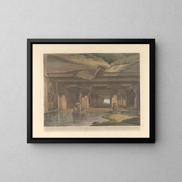 Oriental Scene Painting Pl34 - Thomas Daniell — framed artwork on a wall