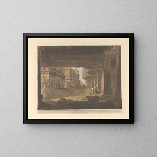Oriental Scene Pl39 - Thomas Daniell — framed artwork on a wall