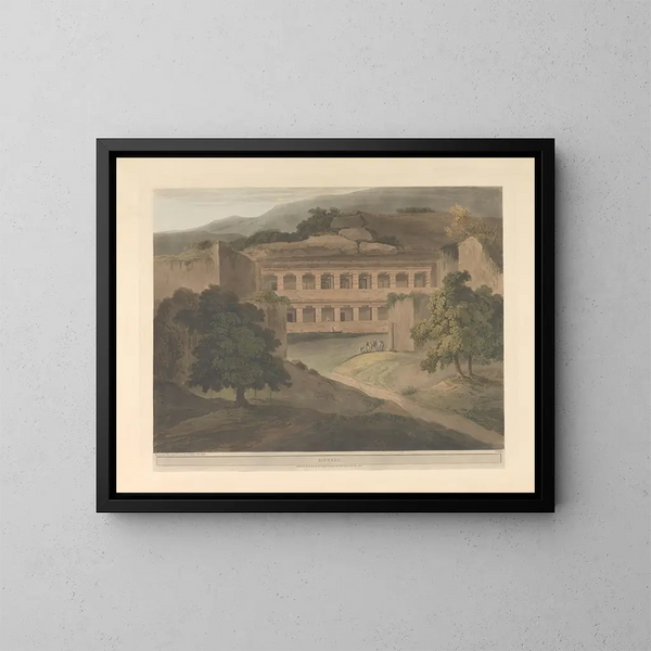 Oriental Scene Pl45 - Thomas Daniell — framed artwork on a wall