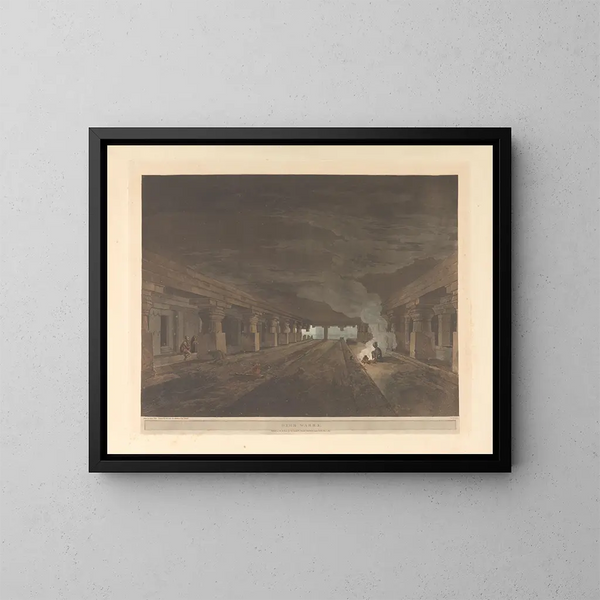 Oriental Scene Pl48 - Thomas Daniell — framed artwork on a wall
