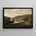 Vista de un lago - Thomas Doughty — cuadro enmarcado en la pared
