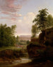 Vista hacia el río Hudson - Thomas Doughty — vista de la obra