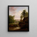 Vista hacia el río Hudson - Thomas Doughty — cuadro enmarcado en la pared