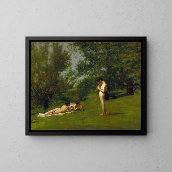 Arcadie - Thomas Eakins — cuadro enmarcado en la pared