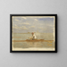 John Biglin en un skiff - Thomas Eakins — cuadro enmarcado en la pared