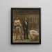 Tomar la cuenta - Thomas Eakins — cuadro enmarcado en la pared
