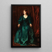 Vanité Painting - Thomas Edwin Mostyn — framed artwork on a wall