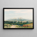 Castillo de Lomnitz y los Tatras en Hungría - Thomas Ender — cuadro enmarcado en la pared
