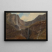 Gudvangen - Thomas Fearnley — cuadro enmarcado en la pared