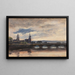 El Puente Augusto en Dresde - Thomas Fearnley — cuadro enmarcado en la pared