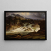 Las cataratas de Labro - Thomas Fearnley — cuadro enmarcado en la pared