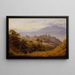 Vista de Olevano - Thomas Fearnley — cuadro enmarcado en la pared