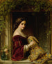 En attendant - Thomas Francis Dicksee — vista de la obra