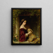 En attendant - Thomas Francis Dicksee — cuadro enmarcado en la pared