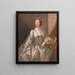 Mrs. Wardle - Thomas Frye — framed artwork on a wall