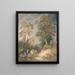 Camino rural con gitanos en descanso - Thomas Gainsborough — cuadro enmarcado en la pared