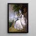 Hester Countess of Sussex and her daughter Lady Barbara Yelverton - Thomas Gainsborough — framed artwork on a wall