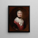 Dame with a mafia cap - Thomas Gainsborough — framed artwork on a wall