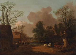 Thomas Gainsborough - Landscape with Milkmaid.webp
