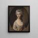 Marie Heberden - Thomas Gainsborough — framed artwork on a wall