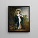 Mademoiselle Elizabeth Haverfield - Thomas Gainsborough — cuadro enmarcado en la pared
