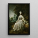 Mme Mary Robinson Perdita - Thomas Gainsborough — framed artwork on a wall