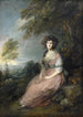 Mme Richard Brinsley Sheridan - Thomas Gainsborough — vista de la obra