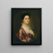 Retrato de la Sra Richards - Thomas Gainsborough — cuadro enmarcado en la pared