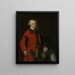Retrato de Robert Sutton 1710-1776 de Scotton Nottinghamshire - Thomas Gainsborough — cuadro enmarcado en la pared