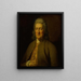 Retrato del cirujano general David Middleton - Thomas Gainsborough — cuadro enmarcado en la pared