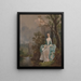 Portrait of a Woman - Thomas Gainsborough — framed artwork on a wall