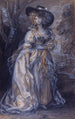 Estudio de una dama - Thomas Gainsborough — vista de la obra