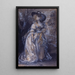 Estudio de una dama - Thomas Gainsborough — cuadro enmarcado en la pared