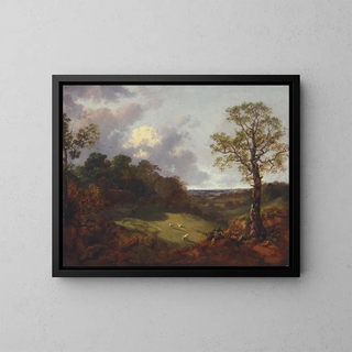 Thomas Gainsborough - Wooded Landscape with a Cottage and Shepherd.webp