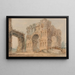 Arco de Janus según Piranèse - Thomas Girtin — cuadro enmarcado en la pared