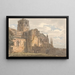 la Catedral de Carlisle Cumberland desde el suroeste - Thomas Girtin — cuadro enmarcado en la pared