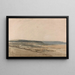 Estuario en el río Taw Devon - Thomas Girtin — cuadro enmarcado en la pared