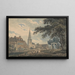 Harrow-on-the-Hill, Middlesex - Thomas Girtin — cuadro enmarcado en la pared