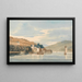 Kingswear visto desde Dartmouth Devon - Thomas Girtin — cuadro enmarcado en la pared