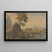 Paisaje romántico - Thomas Girtin — cuadro enmarcado en la pared