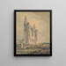 Ruins of the Saint-André Cathedral - Thomas Girtin — framed artwork on a wall
