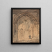 Catedral de Saint Albans, Hertfordshire - Thomas Girtin — cuadro enmarcado en la pared