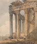 Temple d'Antoine et Faustine - Thomas Girtin — vista de la obra